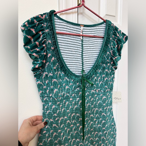 FREE PEOPLE Mckenna Velvet Midi Dress - Picture 6 of 7